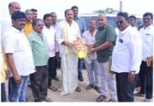 రూ.1.74 కోట్లతో బీటీ రోడ్డు నిర్మాణానికి శంకుస్థాపన