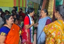 తొలి రోజు ప్రచారంలో చింతకాయల అనిత పై అభిమానపు జల్లు